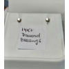 Image 1 : 14KT DIAMOND EARRINGS