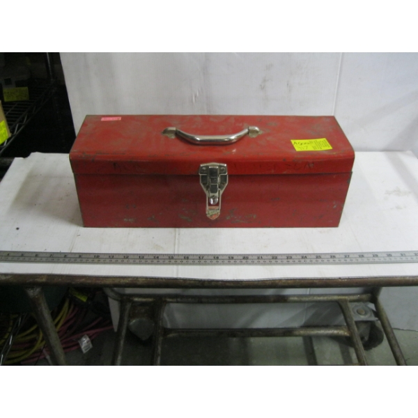 RED TOOLBOX W/ASST. TOOLS