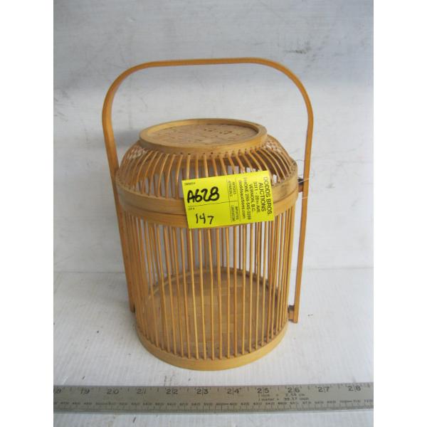 DECORATIVE BAMBOO BIRD CAGE