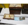 Image 9 : 2 WOODEN JEWELLERY BOXES