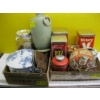 Image 1 : MISC. THUNDER MUG, VASE, TINS, ETC.