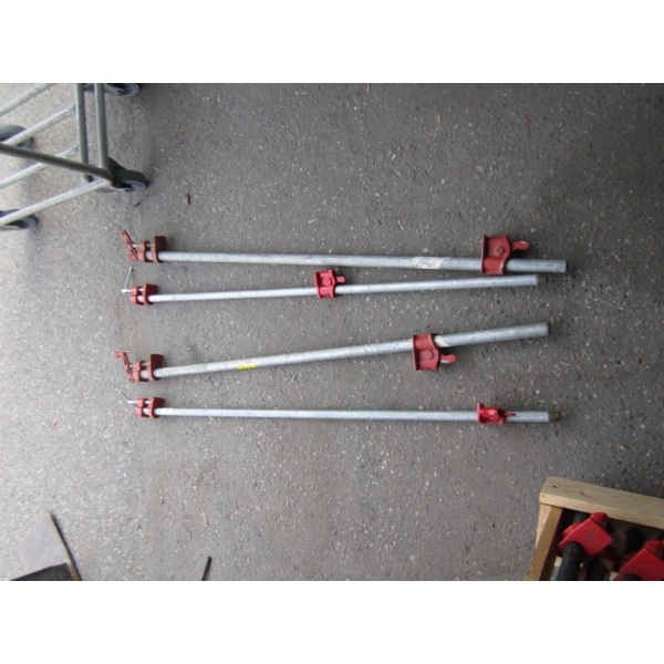 4 - 4' BAR CLAMPS