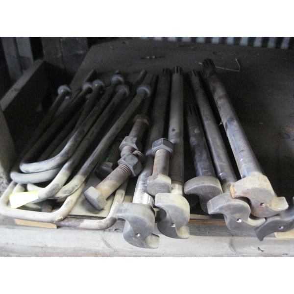 LOT OF ASST'D - U-BOLTS, TRAILER SUSPENSION ITEMS, ETC.