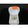 Image 2 : LADIES 14KT RING W/2 BLUE STONES, 4.5G, SZ 8