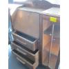 Image 6 : ANTIQUE DROP DOWN SECRETARY DESK W/DRAWERS & GLASS DOORS