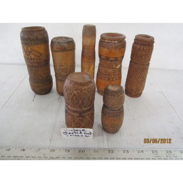 VINTAGE BETEL NUT CONTAINERS