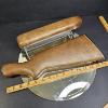 Image 3 : WINCHESTER STOCK & FOREGRIP FOR 12Ga SHOTGUN, 1950s-1960s BLACK WALNUT
