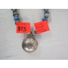 Image 3 : TURQUOISE & SILVER NAVAJO HANDMADE BENCH BEADS NECKLACE
