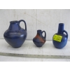 Image 1 : 3 MCM BLUE VASES