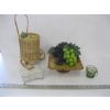 Image 2 : 2 BOXES OF MISC. ARTIFICIAL FRUIT, BASKETS, BOOKENDS, ETC.