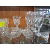 Image 4 : CRYSTAL WINEGLASSES, VASE, ETC.
