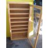 Image 2 : GLASS DOOR WOODEN WALL HANG SHELF