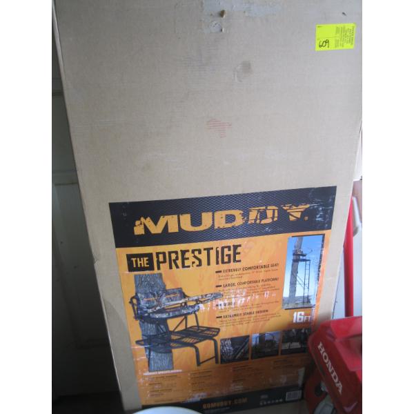 THE PRESTIGE TREE STAND - 16' - BY GO MUDDY