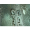 Image 4 : WOODEN BOX W/MISC. CHAIN, RAILWAY SPIKE, ETC.
