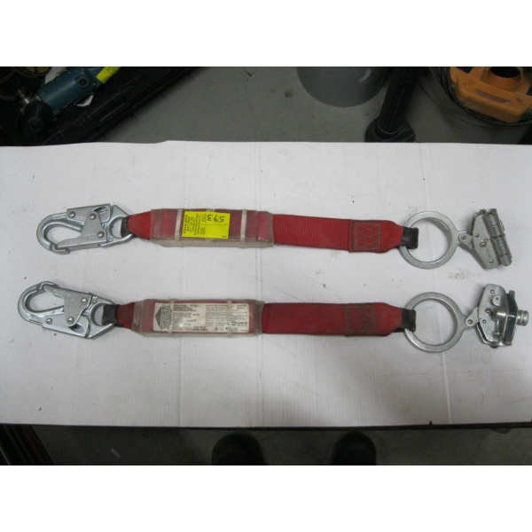 2 FALL ARREST STRAPS