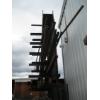 Image 2 : 4 SHELVES OF STEEL, TUBING, PIPE, NOT I BEAM ON VERY TOP