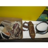 Image 2 : BOX W/MISC. COAT RACK, STRAPS, STIRRUPS, ETC.