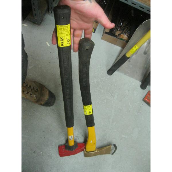 FIBREGLASS HANDLED SPLITTING MAUL & AXE