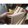 Image 3 : PALLET OF ASST. WOOD ITEMS: CORNERS, VINYL FLOORING, ETC.