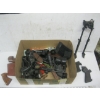 Image 1 : ASST. ITEMS: PISTOL GRIPS, SCOPE COVERS, 4 POWER SCOPE,GOOSE CALL, ETC.