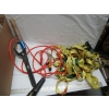 Image 4 : BOX & BUCKET OF MISC. TOOLS, HEDGE TRIMMERS, PLUMBING PIECES, ETC.