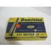 Image 2 : DOMINION CIL .303 BRITISH SOFT POINT|1X18 CARTRIDGES