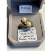 Image 1 : LADIES 10KT RING W/2 GENUINE PEARLS, 4.5G, SZ 9