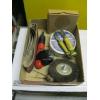 Image 4 : 2 BOXES MISC. TOOLS, SHOWER VALVE, ETC.