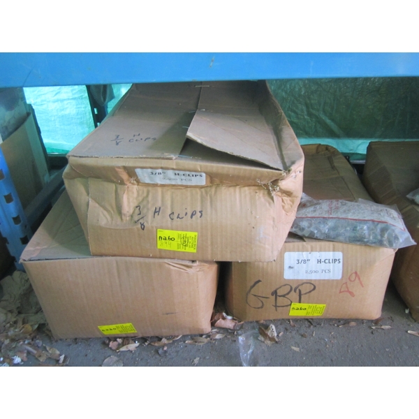 3 BOXES OF 3/8" H CLIPS