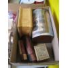 Image 2 : 2 BOXES OF MISC. CHRISTMAS ITEMS, WOOD CHEST, ETC.