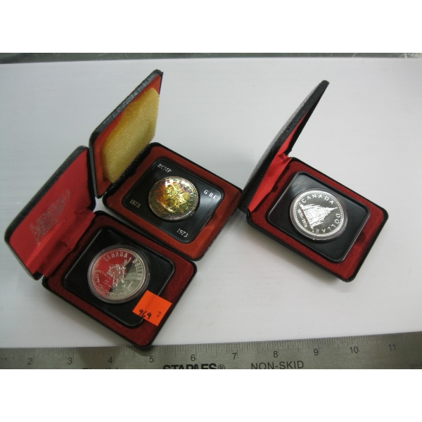 3 CDN SILVER $1s - 50% SILVER