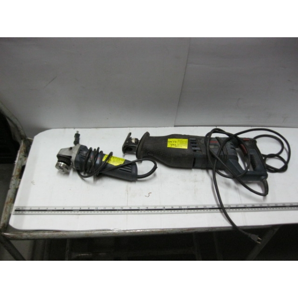 BOSCH RECIPROCATING SAW & ANGLE GRINDER