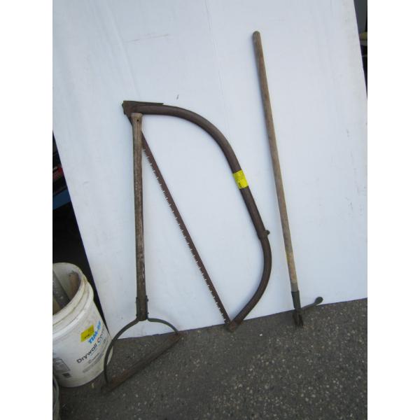 BOW SAW & VINTAGE TOOLS