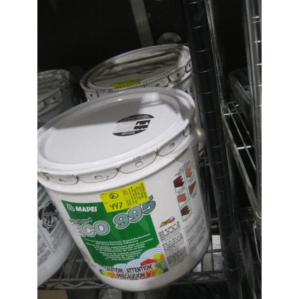 NEW PAIL & PART PAIL OF ECO 995 4 US GALLONS ULTRA BOND ADHESIVE