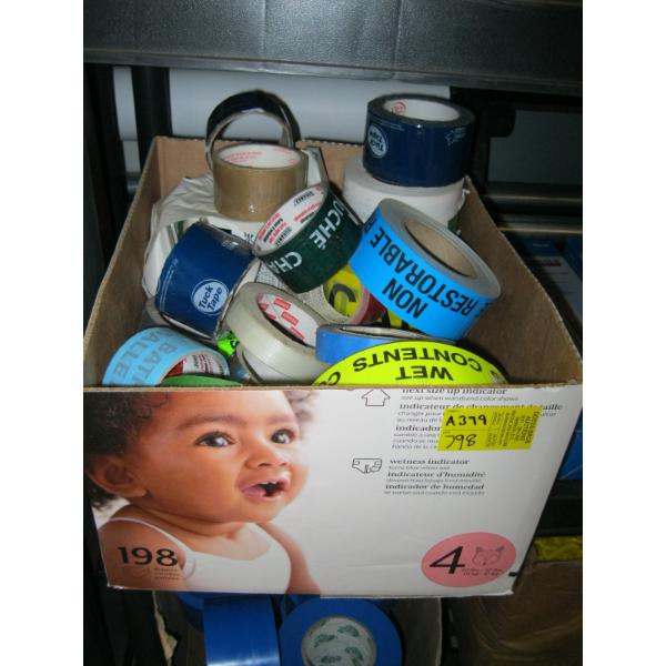 BOX OF ASST. TAPE