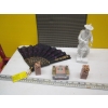 Image 1 : CHINESE STAMP BLOCK SET, FAN & FIGURINE