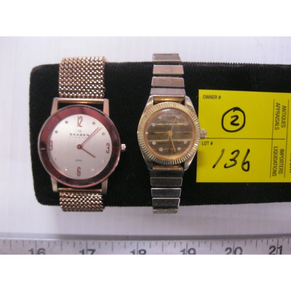 2 WATCHES - SKAGAN & LONGREENE