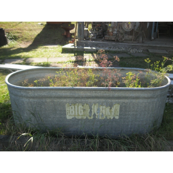 GALVANIZED TROUGH