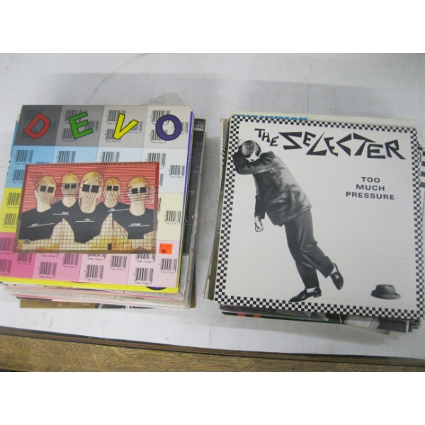 ASST. RECORDS - DEVO, ELVIS COSTELLO, TALKING HEADS, ETC.