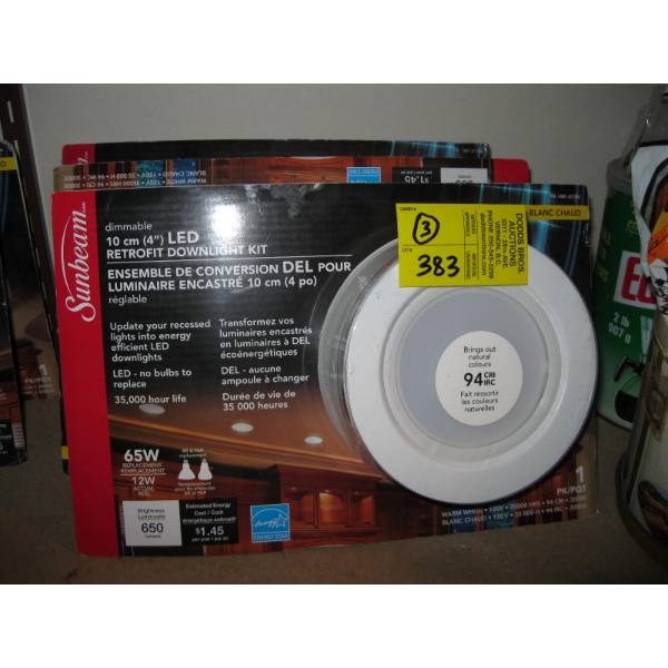3 - 4" LED RETRO FIT DOWNLIGHT KITS