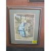 Image 1 : MATCHING FRAMED PRINT "SHEARING THE SHEEP"
