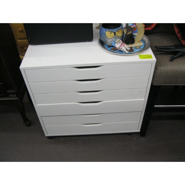 6 DRAWER ROLLING CABINET