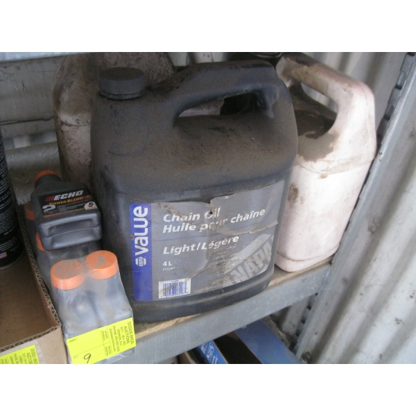 CHAIN SAW CHAIN OIL & 2 STROKE ECHO OIL