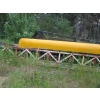 Image 3 : FIBREGLASS CANOE (NEEDS WORK - GUNNELS, ETC.)