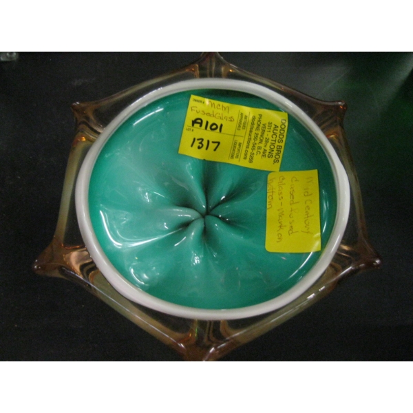 MCM FUSED GLASS BOWL