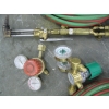 Image 2 : OXY ACETYLENE TORCH W/GAUGES & 2 ROLLS OF HOSE
