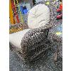 Image 2 : GLIDER SWIVEL WICKER LIKE PATIO CHAIR