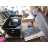 Image 1 : BIN OF KEYBOARDS, COMPUTER PARTS & LAMP