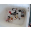 Image 3 : MISC. EAGLE FIGURINE, SNOWSHOES, CANDLEHOLDERS, ETC.
