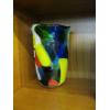 Image 1 : COLORFUL ITALIAN GLASS VASE
